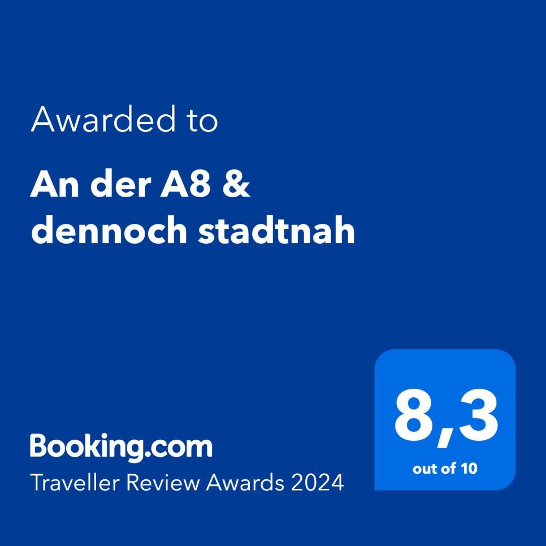 An Der A8 & Dennoch Stadtnah 特克下的基希海姆 外观 照片